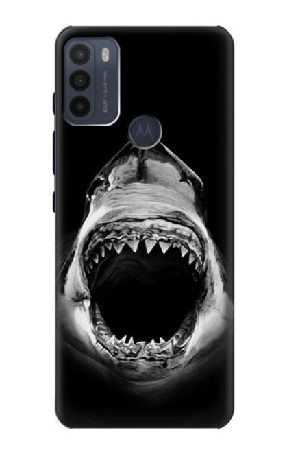 W3100 Great White Shark Hard Case and Leather Flip Case For Motorola Moto G50