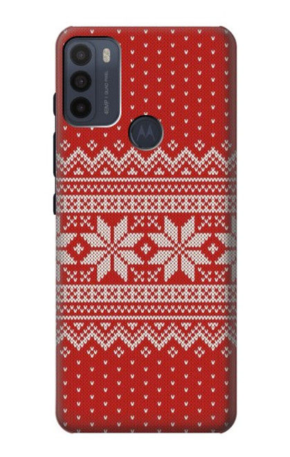 W3384 Winter Seamless Knitting Pattern Hard Case and Leather Flip Case For Motorola Moto G50