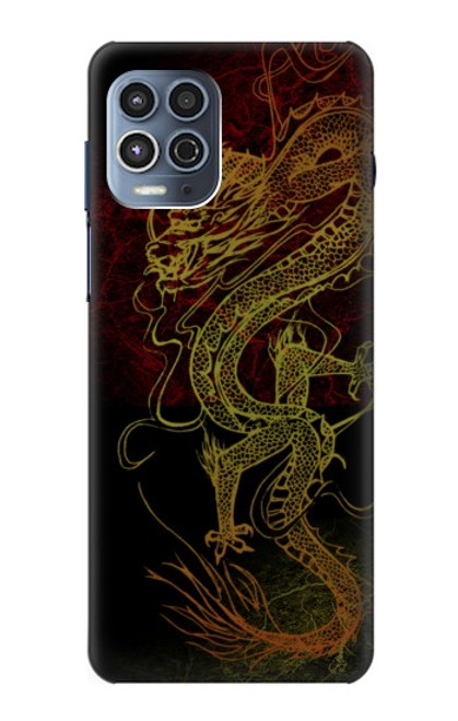 W0354 Chinese Dragon Hard Case and Leather Flip Case For Motorola Moto G100