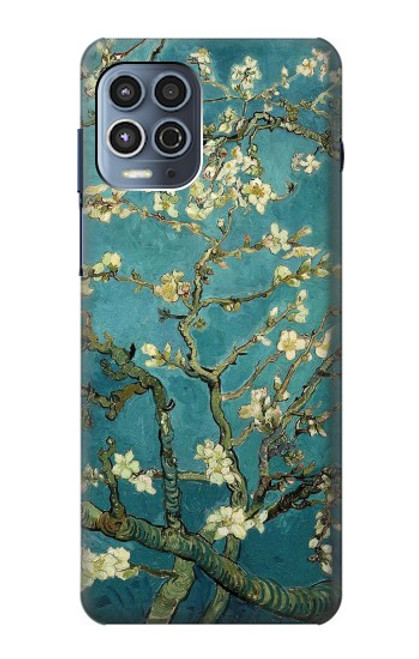 W0842 Blossoming Almond Tree Van Gogh Hard Case and Leather Flip Case For Motorola Moto G100