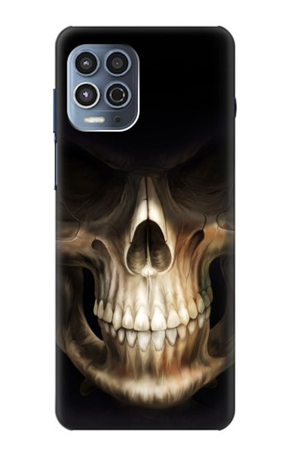 W1107 Skull Face Grim Reaper Hard Case and Leather Flip Case For Motorola Moto G100