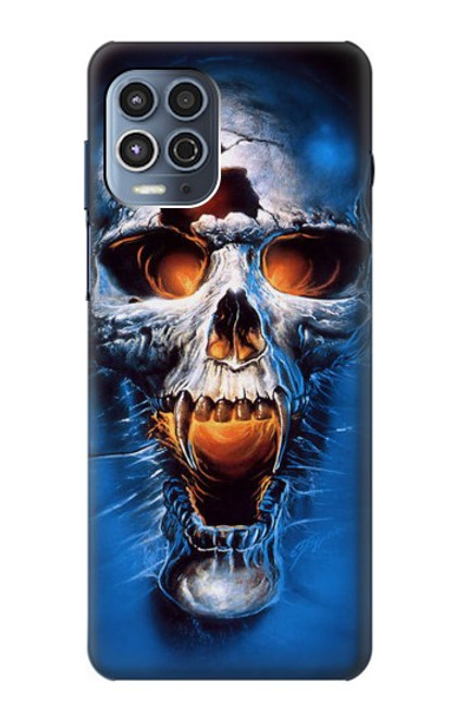 W1462 Vampire Skull Hard Case and Leather Flip Case For Motorola Moto G100