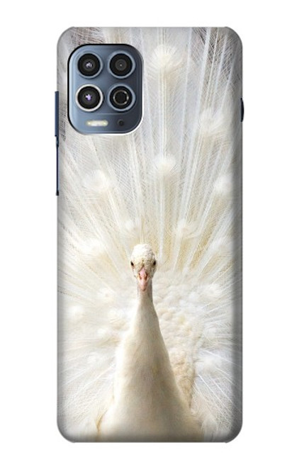 W1980 White Peacock Hard Case and Leather Flip Case For Motorola Moto G100