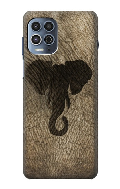 W2516 Elephant Skin Graphic Printed Hard Case and Leather Flip Case For Motorola Moto G100