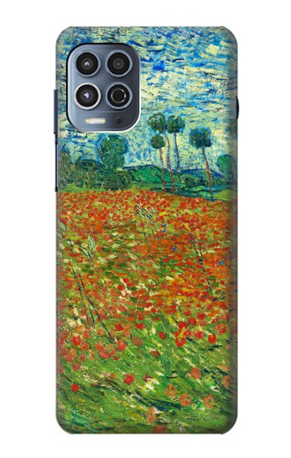 W2681 Field Of Poppies Vincent Van Gogh Hard Case and Leather Flip Case For Motorola Moto G100