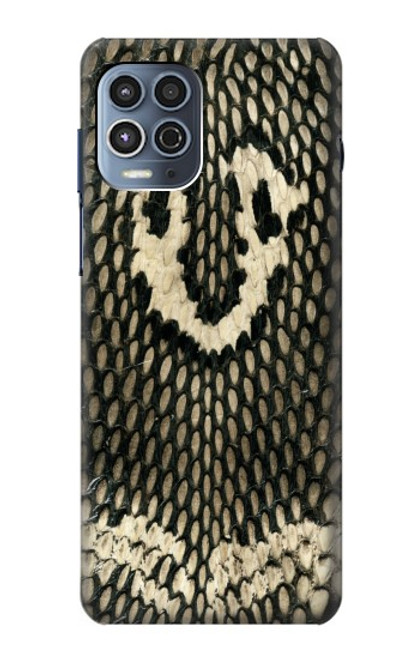 W2711 King Cobra Snake Skin Graphic Printed Hard Case and Leather Flip Case For Motorola Moto G100