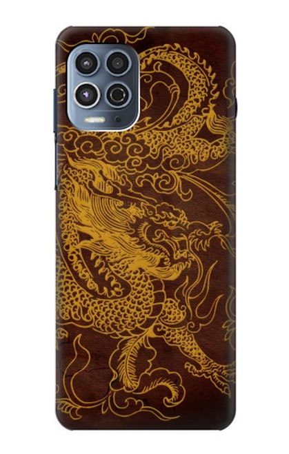 W2911 Chinese Dragon Hard Case and Leather Flip Case For Motorola Moto G100