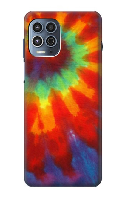 W2985 Colorful Tie Dye Texture Hard Case and Leather Flip Case For Motorola Moto G100