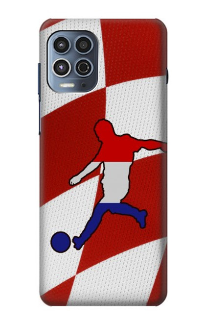 W2993 Croatia Football Soccer Hard Case and Leather Flip Case For Motorola Moto G100