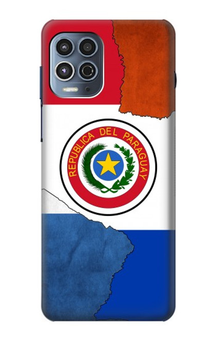 W3017 Paraguay Flag Hard Case and Leather Flip Case For Motorola Moto G100