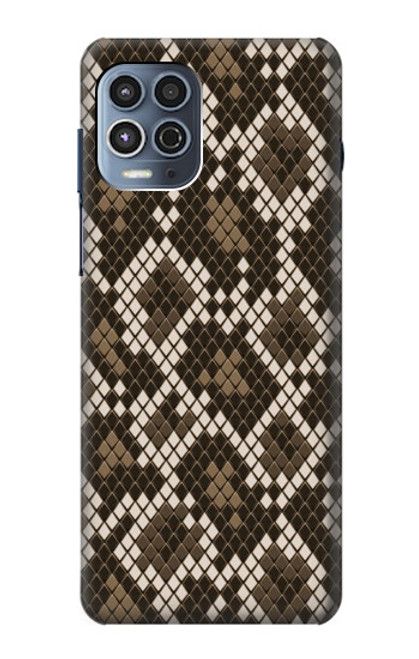 W3389 Seamless Snake Skin Pattern Graphic Hard Case and Leather Flip Case For Motorola Moto G100