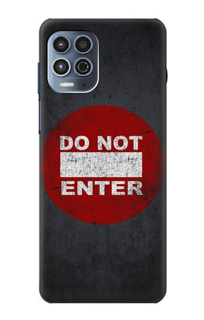 W3683 Do Not Enter Hard Case and Leather Flip Case For Motorola Moto G100