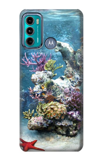 W0227 Aquarium 2 Hard Case and Leather Flip Case For Motorola Moto G60, G40 Fusion