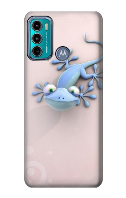 W1631 Funny Gecko Lizard Hard Case and Leather Flip Case For Motorola Moto G60, G40 Fusion