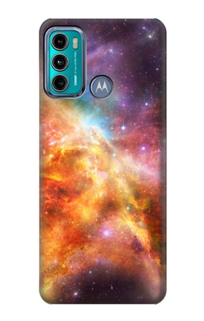 W1963 Nebula Rainbow Space Hard Case and Leather Flip Case For Motorola Moto G60, G40 Fusion