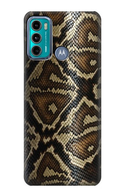 W2712 Anaconda Amazon Snake Skin Graphic Printed Hard Case and Leather Flip Case For Motorola Moto G60, G40 Fusion