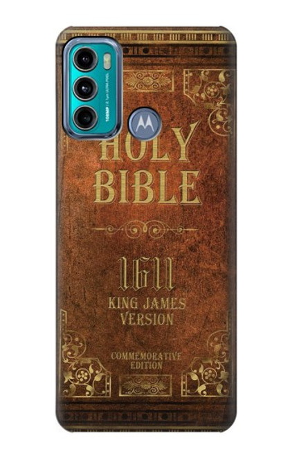 W2890 Holy Bible 1611 King James Version Hard Case and Leather Flip Case For Motorola Moto G60, G40 Fusion