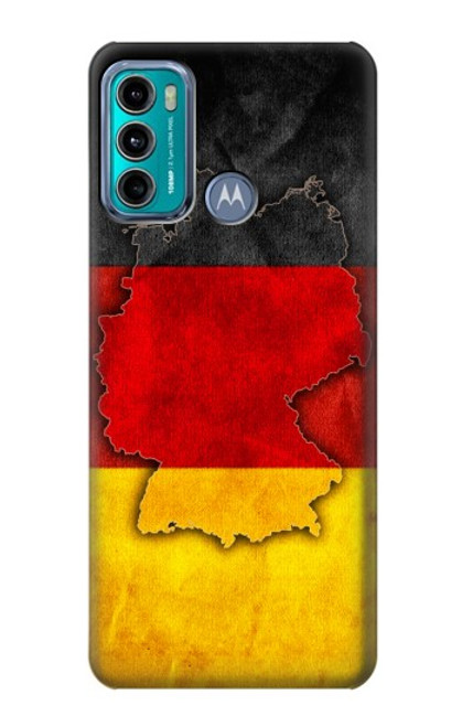 W2935 Germany Flag Map Hard Case and Leather Flip Case For Motorola Moto G60, G40 Fusion