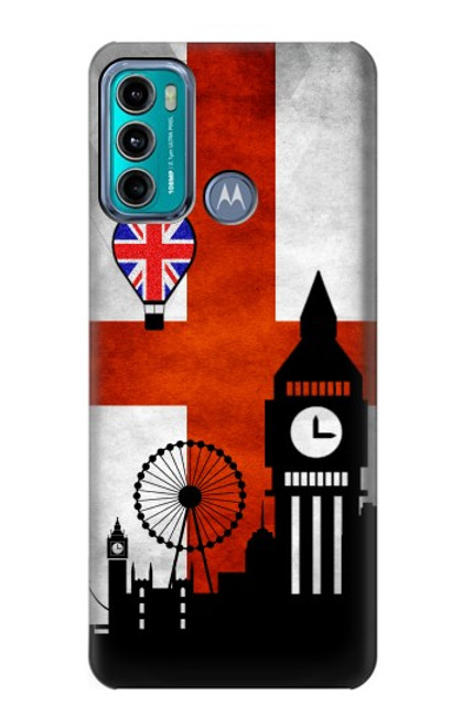 W2979 England Football Soccer Hard Case and Leather Flip Case For Motorola Moto G60, G40 Fusion