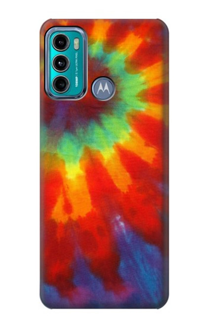 W2985 Colorful Tie Dye Texture Hard Case and Leather Flip Case For Motorola Moto G60, G40 Fusion