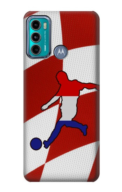 W2993 Croatia Football Soccer Hard Case and Leather Flip Case For Motorola Moto G60, G40 Fusion