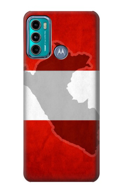 W3018 Peru Flag Hard Case and Leather Flip Case For Motorola Moto G60, G40 Fusion