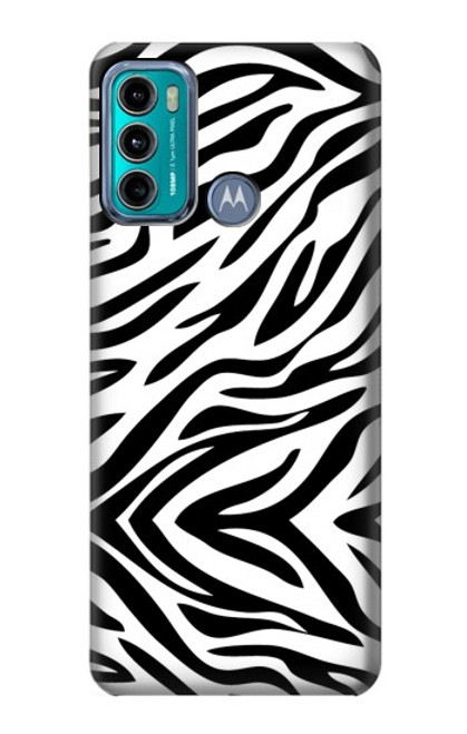 W3056 Zebra Skin Texture Graphic Printed Hard Case and Leather Flip Case For Motorola Moto G60, G40 Fusion