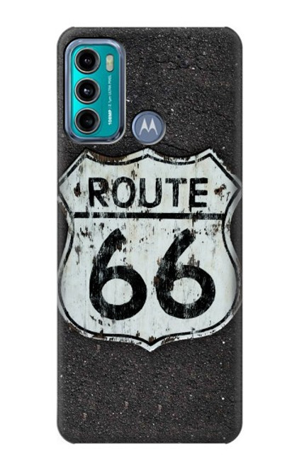 W3207 Route 66 Sign Hard Case and Leather Flip Case For Motorola Moto G60, G40 Fusion