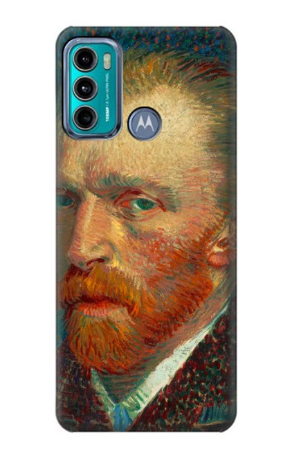 W3335 Vincent Van Gogh Self Portrait Hard Case and Leather Flip Case For Motorola Moto G60, G40 Fusion