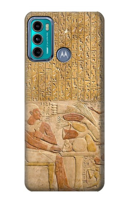 W3398 Egypt Stela Mentuhotep Hard Case and Leather Flip Case For Motorola Moto G60, G40 Fusion