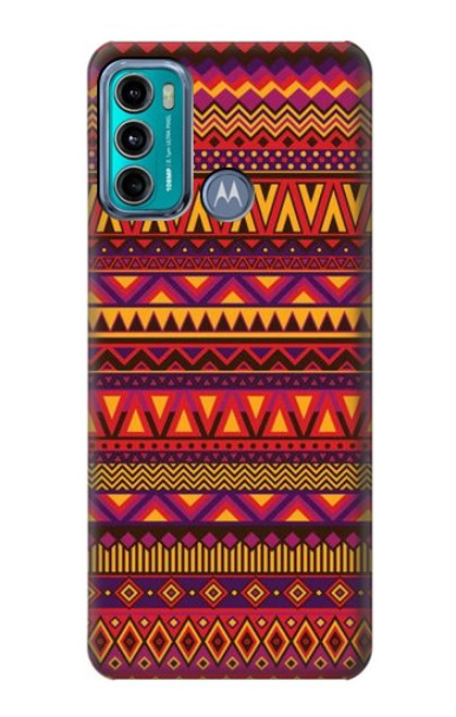 W3404 Aztecs Pattern Hard Case and Leather Flip Case For Motorola Moto G60, G40 Fusion