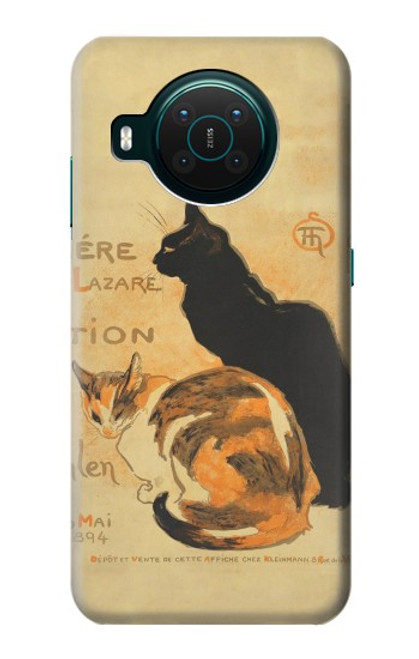 W3229 Vintage Cat Poster Hard Case and Leather Flip Case For Nokia X10