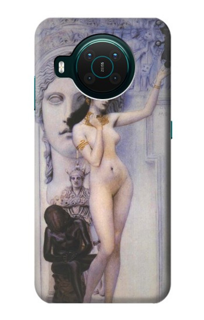 W3353 Gustav Klimt Allegory of Sculpture Hard Case and Leather Flip Case For Nokia X10