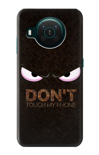 W3412 Do Not Touch My Phone Hard Case and Leather Flip Case For Nokia X10