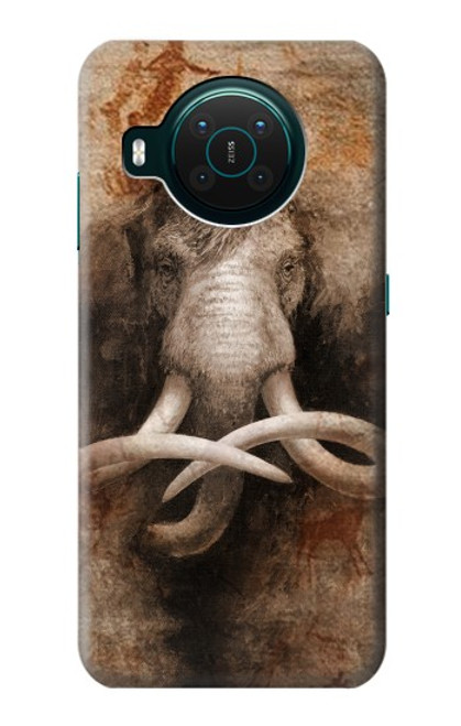 W3427 Mammoth Ancient Cave Art Hard Case and Leather Flip Case For Nokia X10