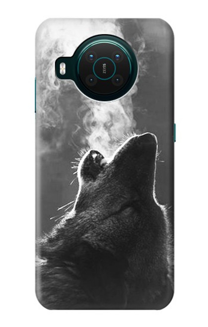 W3505 Wolf Howling Hard Case and Leather Flip Case For Nokia X10