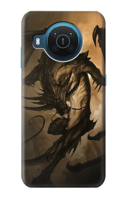 W0388 Dragon Rider Hard Case and Leather Flip Case For Nokia X20