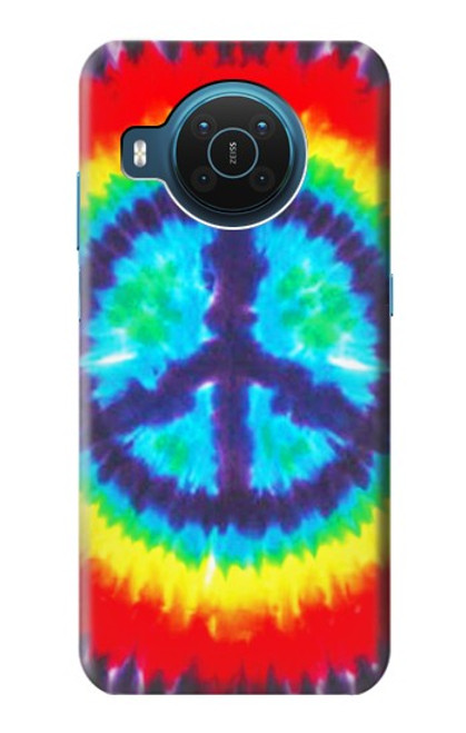 W1870 Tie Dye Peace Hard Case and Leather Flip Case For Nokia X20