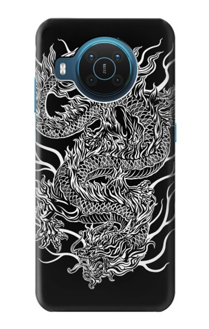 W1943 Dragon Tattoo Hard Case and Leather Flip Case For Nokia X20