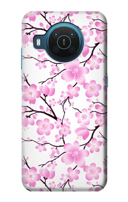 W1972 Sakura Cherry Blossoms Hard Case and Leather Flip Case For Nokia X20