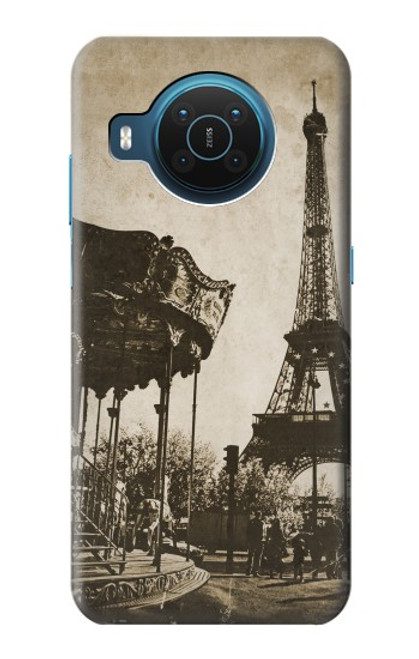 W2174 Eiffel Tower Vintage Paris Hard Case and Leather Flip Case For Nokia X20