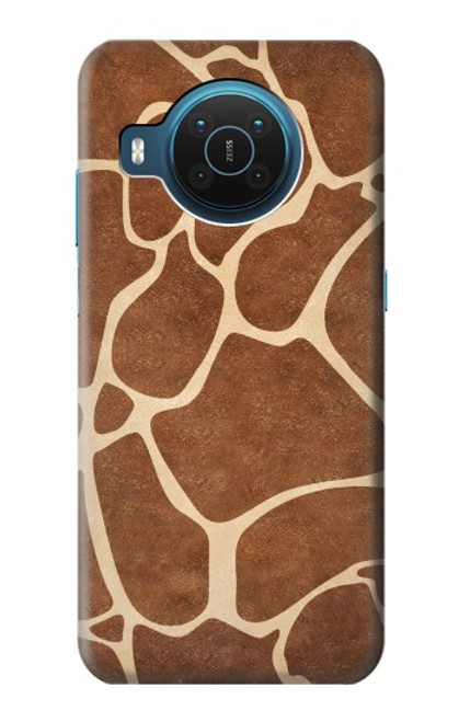 W2326 Giraffe Skin Hard Case and Leather Flip Case For Nokia X20