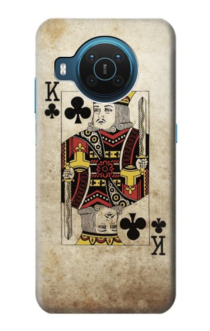 W2528 Poker King Card Hard Case and Leather Flip Case For Nokia X20