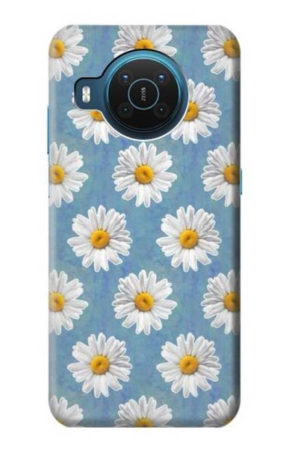 W3454 Floral Daisy Hard Case and Leather Flip Case For Nokia X20