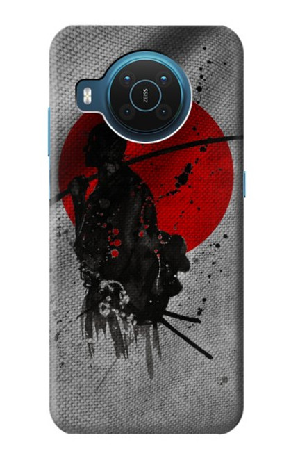 W3517 Japan Flag Samurai Hard Case and Leather Flip Case For Nokia X20