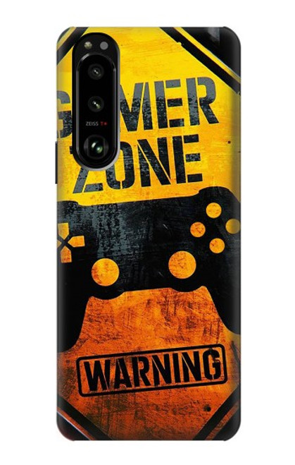 W3690 Gamer Zone Hard Case and Leather Flip Case For Sony Xperia 5 III