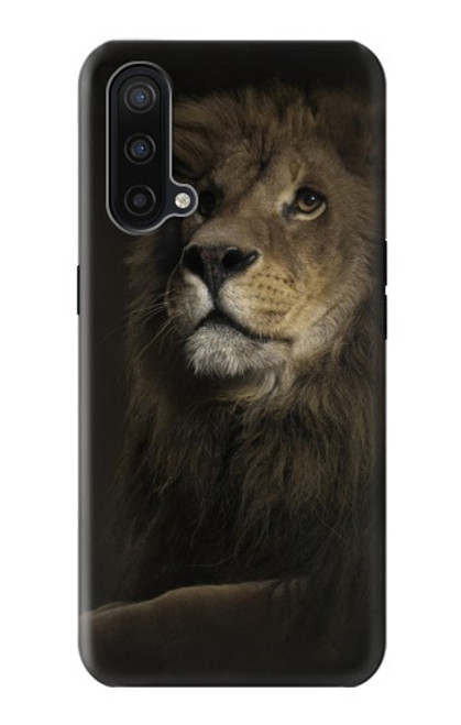 W0472 Lion Hard Case and Leather Flip Case For OnePlus Nord CE 5G
