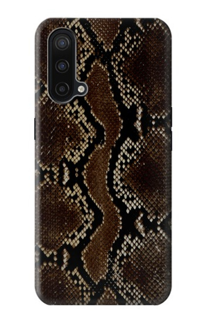 W0553 Snake Skin Hard Case and Leather Flip Case For OnePlus Nord CE 5G