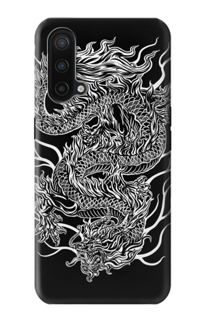 W1943 Dragon Tattoo Hard Case and Leather Flip Case For OnePlus Nord CE 5G