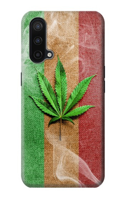W2109 Marijuana Rasta Flag Hard Case and Leather Flip Case For OnePlus Nord CE 5G